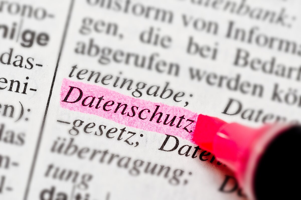 Wörterbucheintrag "Datenschutz" Wörterbucheintrag "Datenschutz"