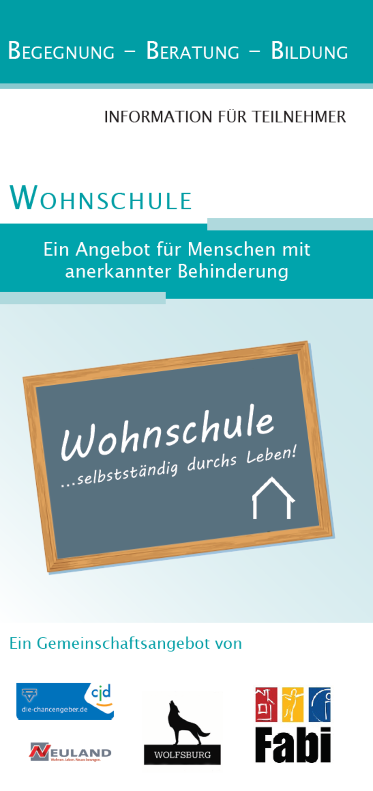 Flyer für Teilnehmer