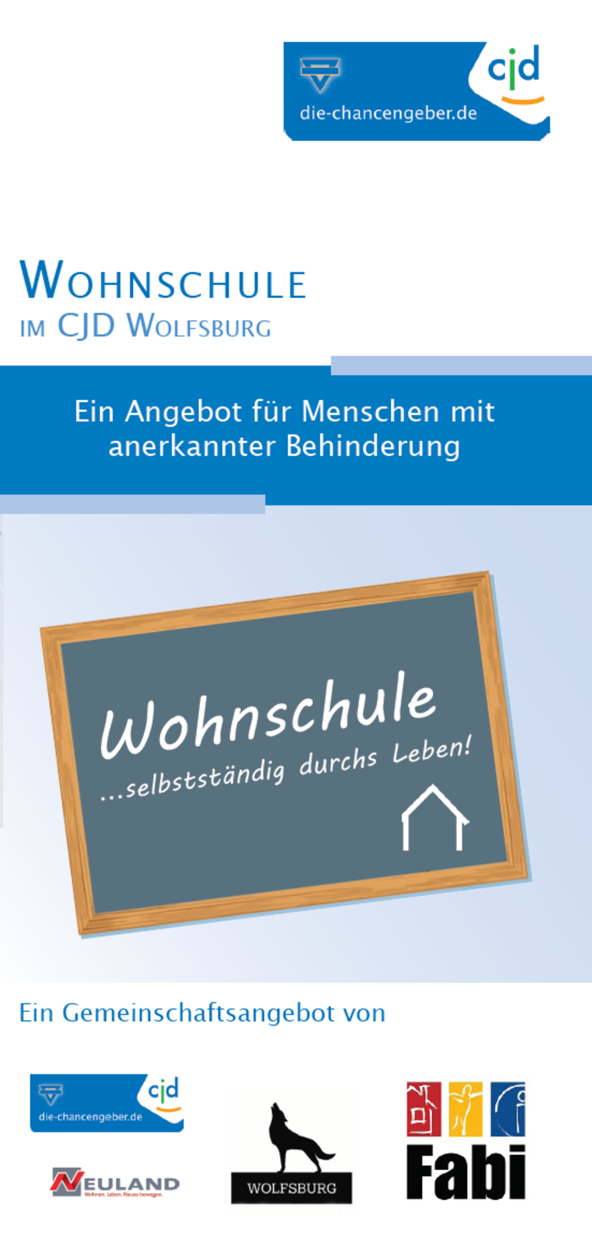 Flyer für Angehörige